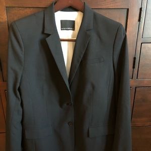 Banana Republic Long & Lean Black Blazer Size 12